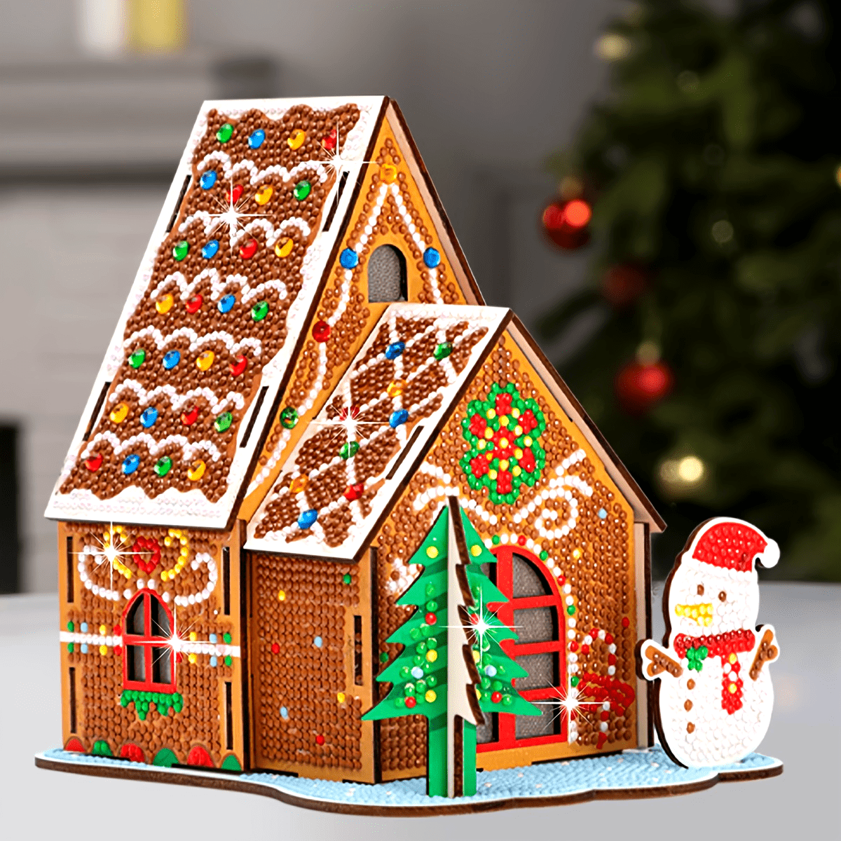 Weihnachtshaus | Bausatz | Diamond Painting