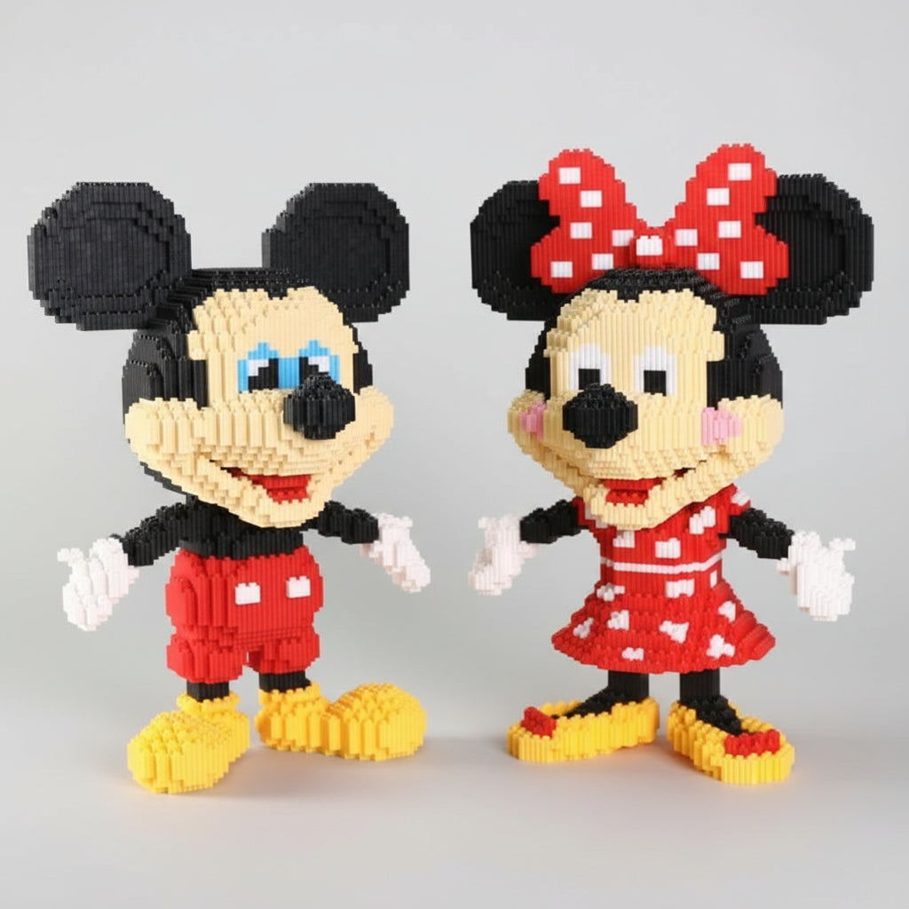 Mega Mouse im roten Anzug | Bausteine