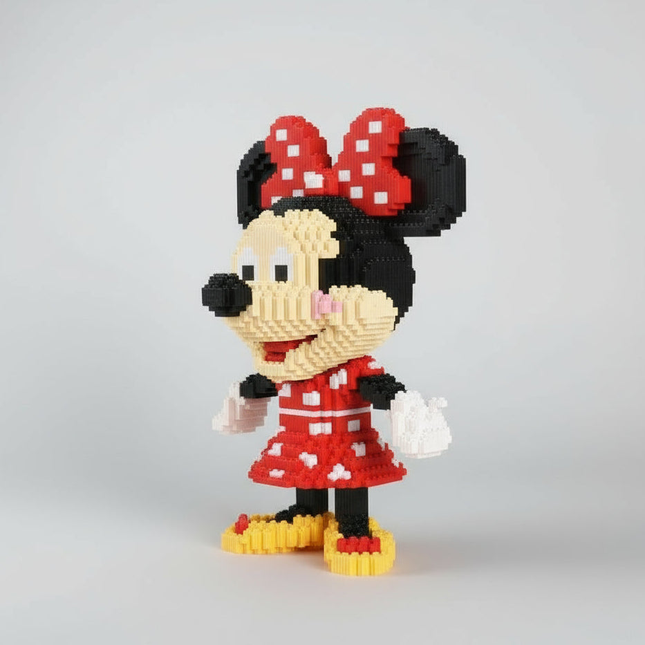 Mega Mouse im roten Kleid | Bausteine