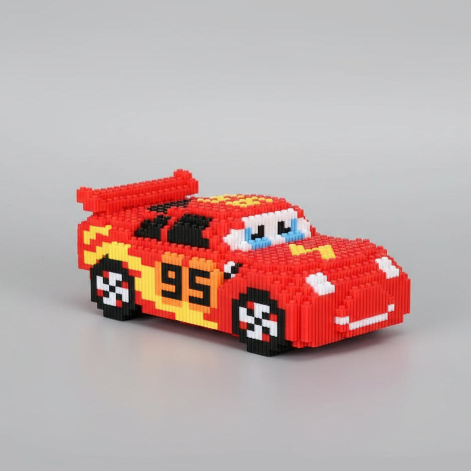 Rotes Rennauto | Bausteine