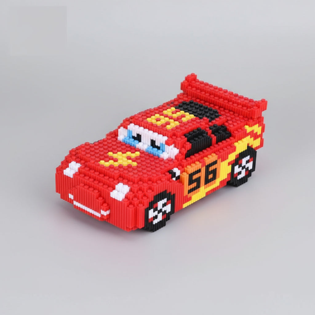 Rotes Rennauto | Bausteine