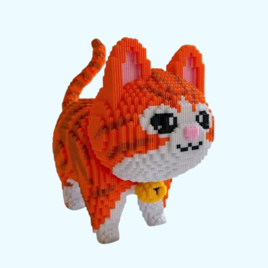 Mega Orange Katze! | Bausteine