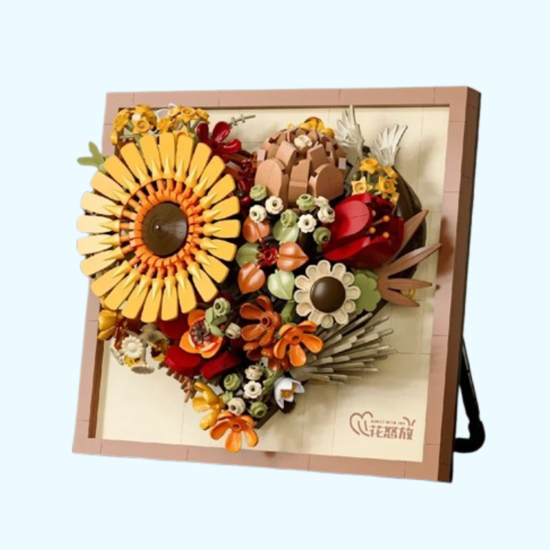 3D Sonnenblumenbild