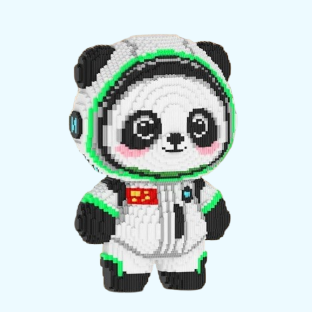 Astronauten-Panda | Bausteine