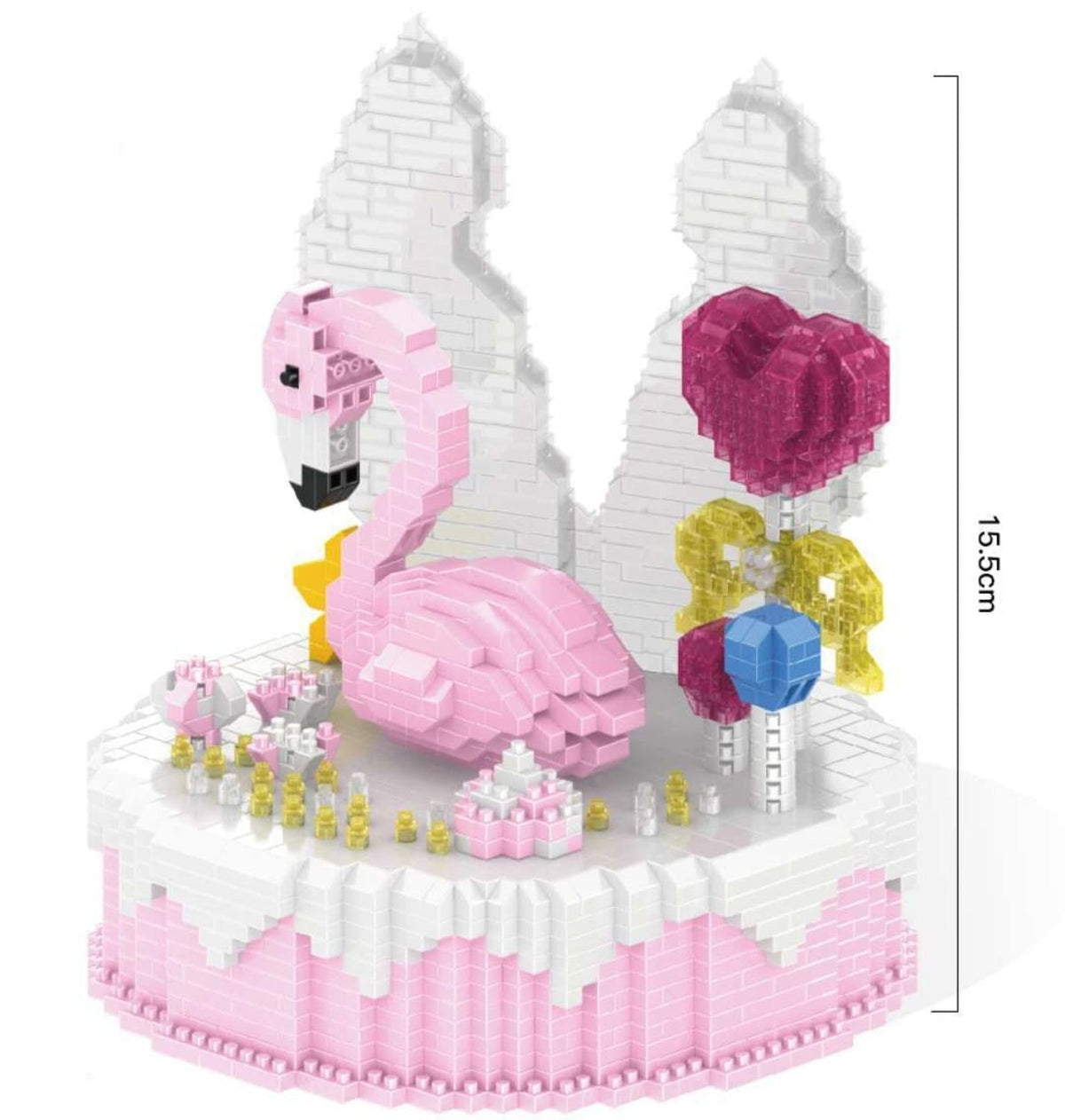 Flamingo-Kuchen | Bausteine