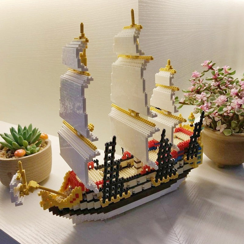 Piraten Segelboot | Bausteine
