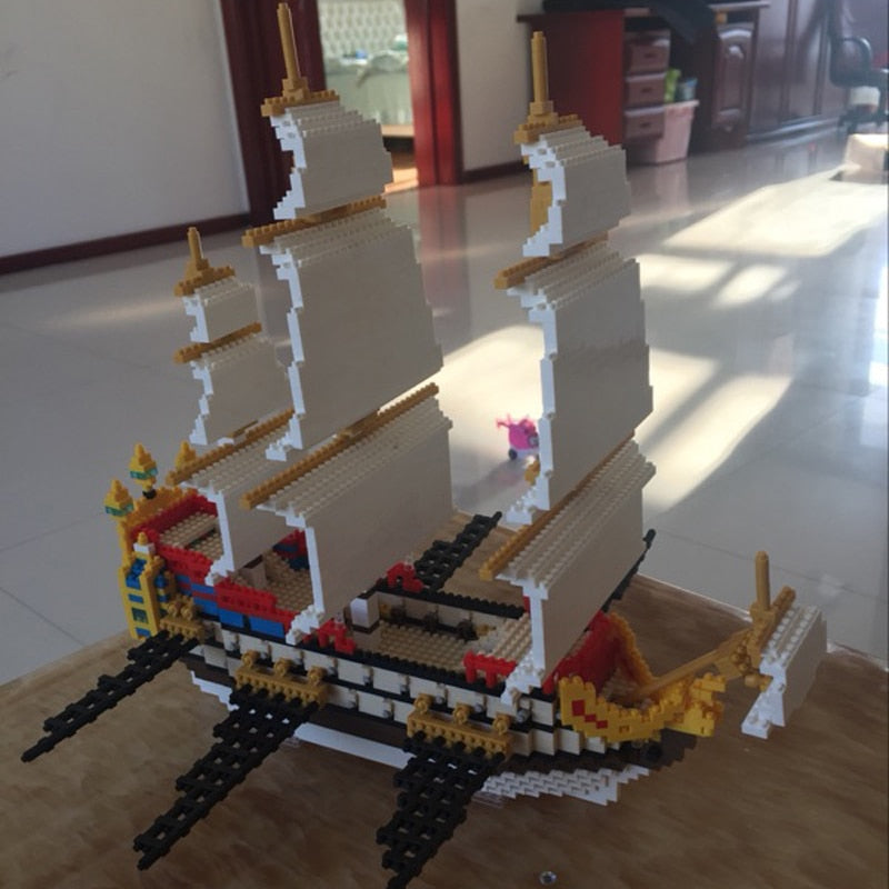 Piraten Segelboot | Bausteine