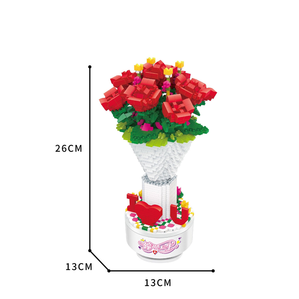 Spieldose Rosen | Bausteine