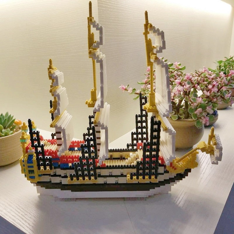 Piraten Segelboot | Bausteine