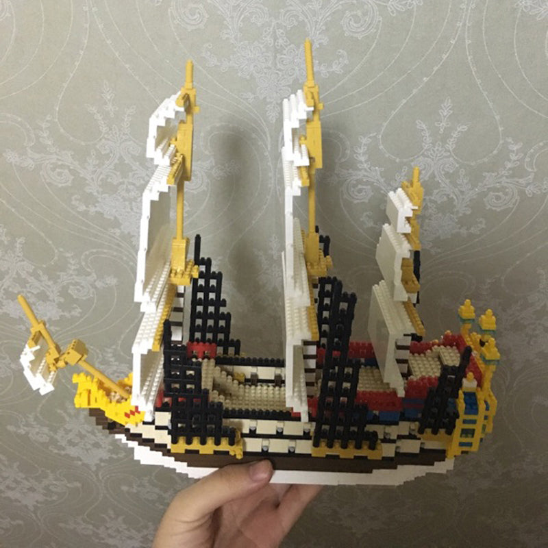Piraten Segelboot | Bausteine