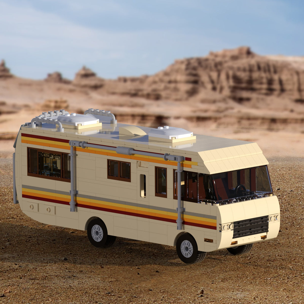 Altmodisches Wohnmobil | Bausteine