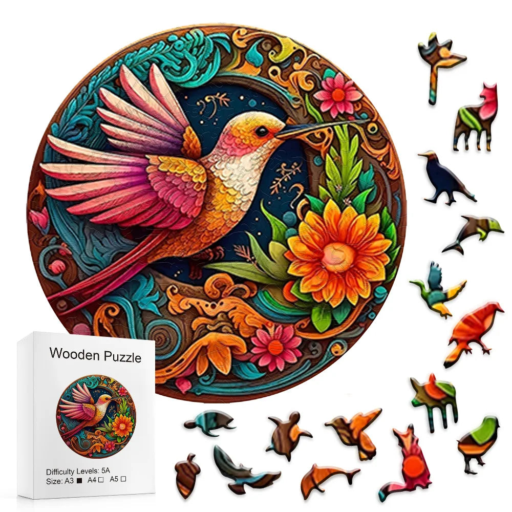 Kolibri | 2D Holzpuzzle