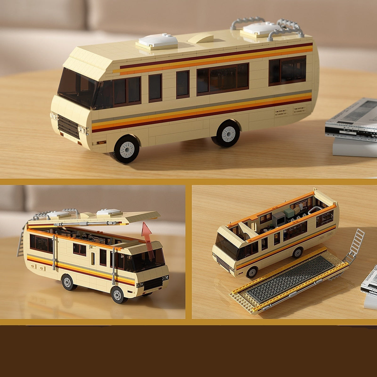 Altmodisches Wohnmobil | Bausteine