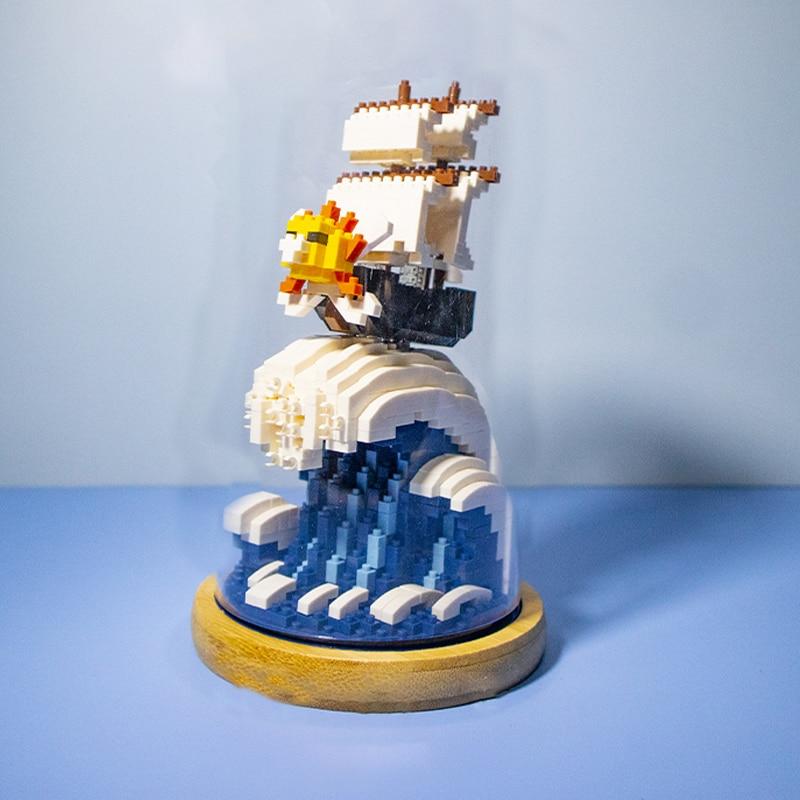 Piratenschiff auf Wellen | Bausteine