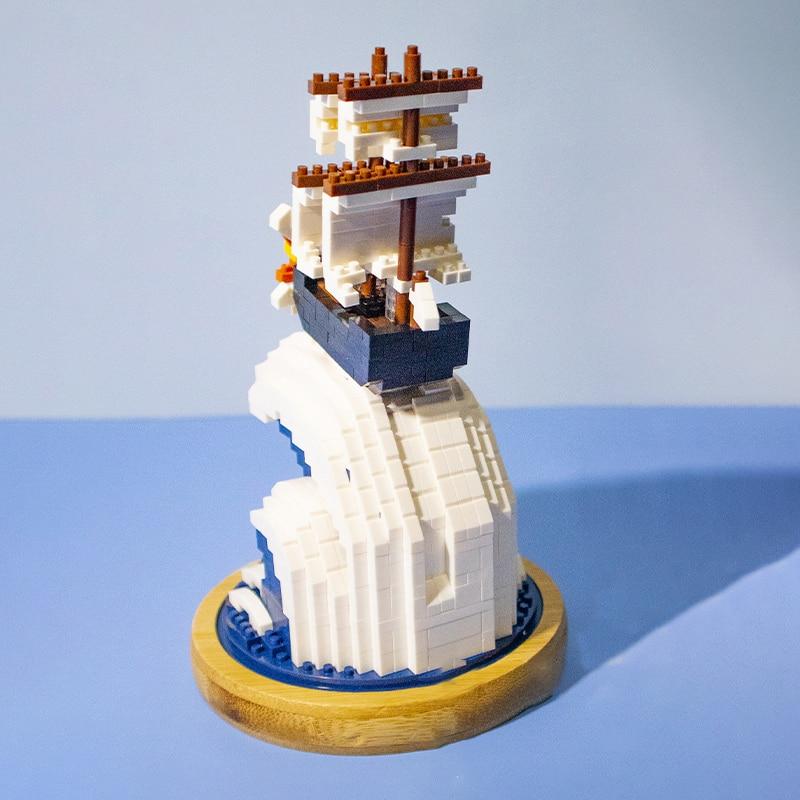 Piratenschiff auf Wellen | Bausteine