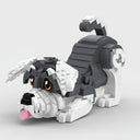 Liegender Schnauzer | Bausteine