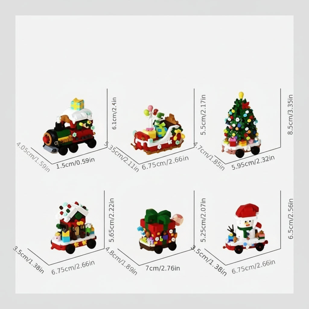Weihnachtszug | Bausteine