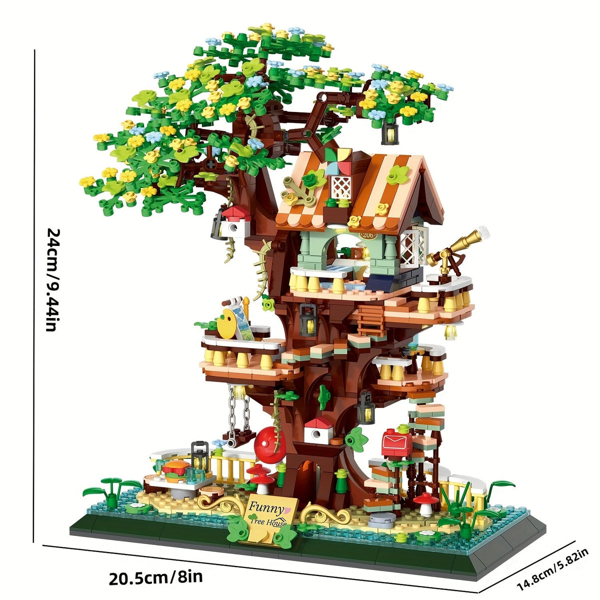 Kreativer Baumhaus | Bausteine