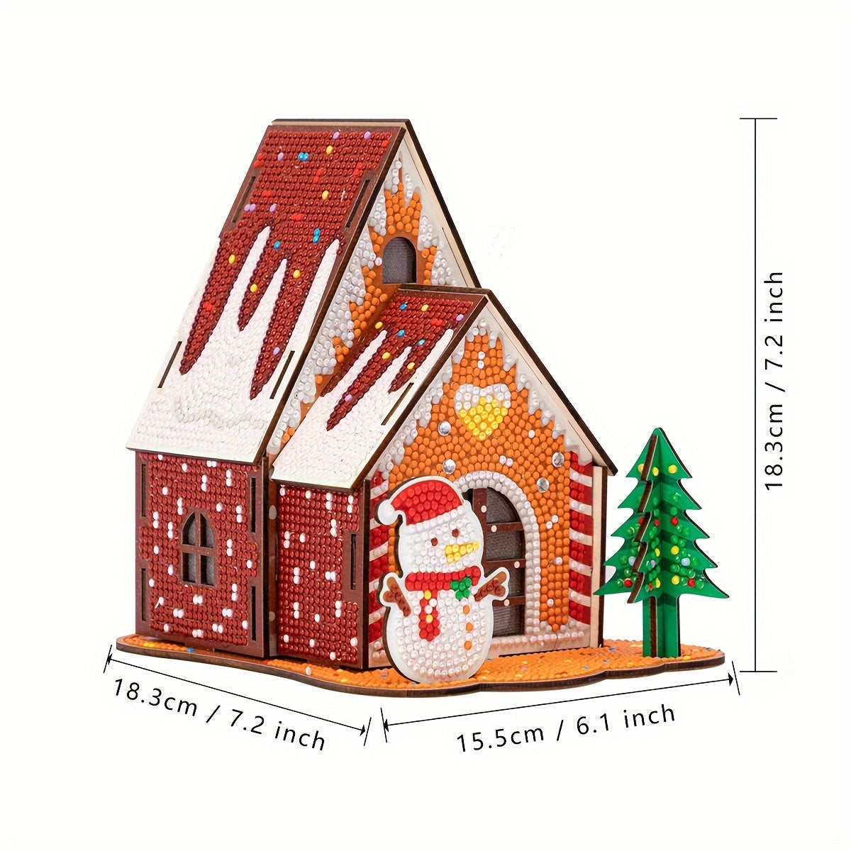 Weihnachtshaus | Bausatz | Diamond Painting