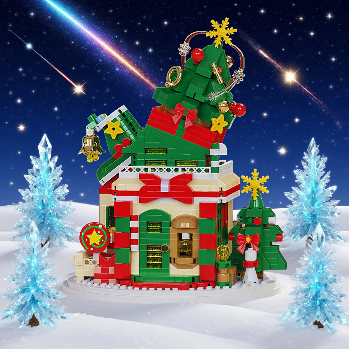 Weihnachtshäuser | Bausteine