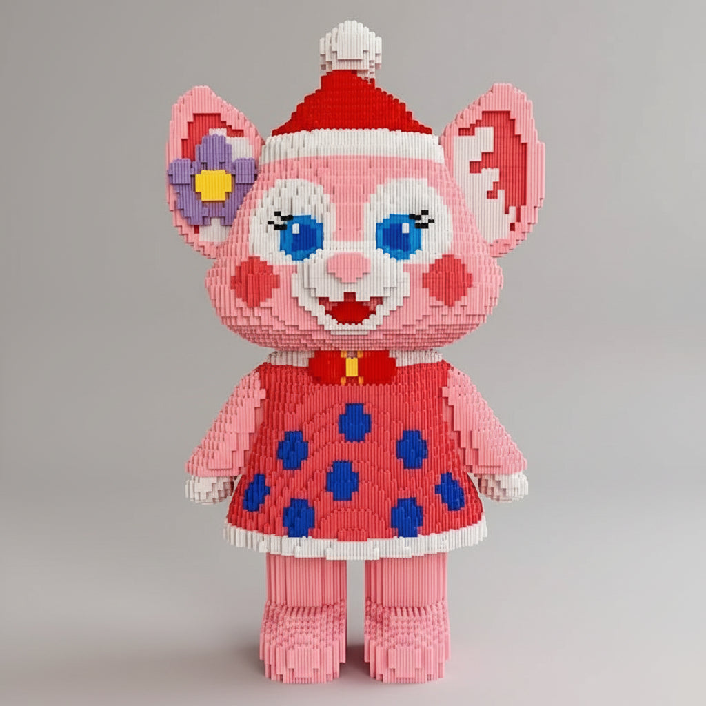 Fuchs mit Punktkleid | Bausteine