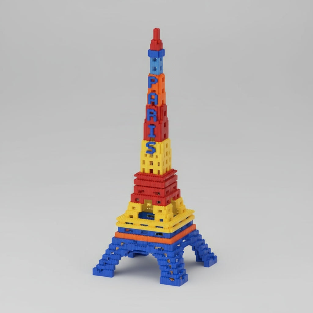 Bunte Eiffelturm | Bausteine
