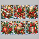 Verschiedene Weihnachtskarten | 6 Stück | Diamond Painting