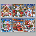 Weihnachtskarten-Mix | 6 Stück | Diamond Painting
