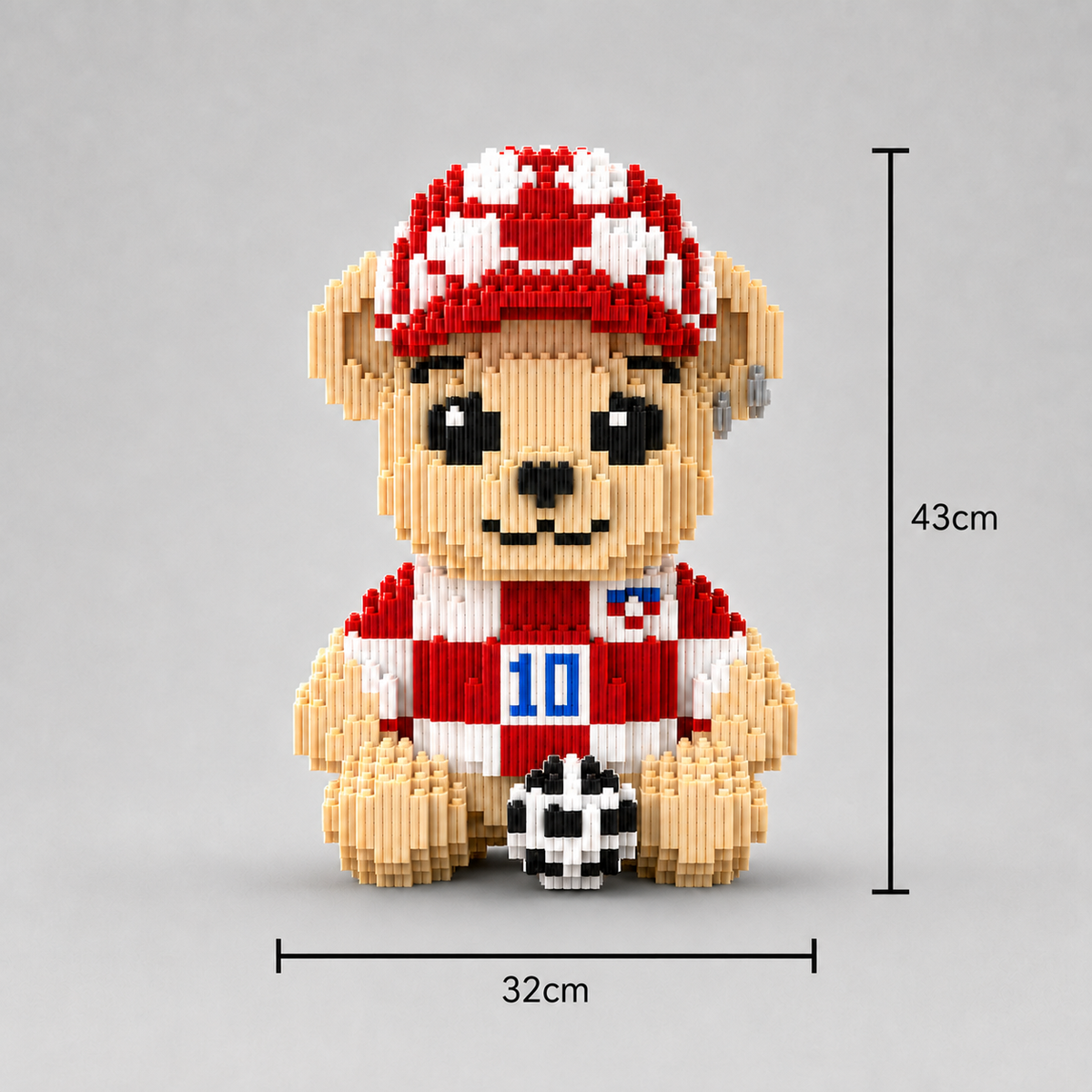 Teddybär im Outfit | Bausteine