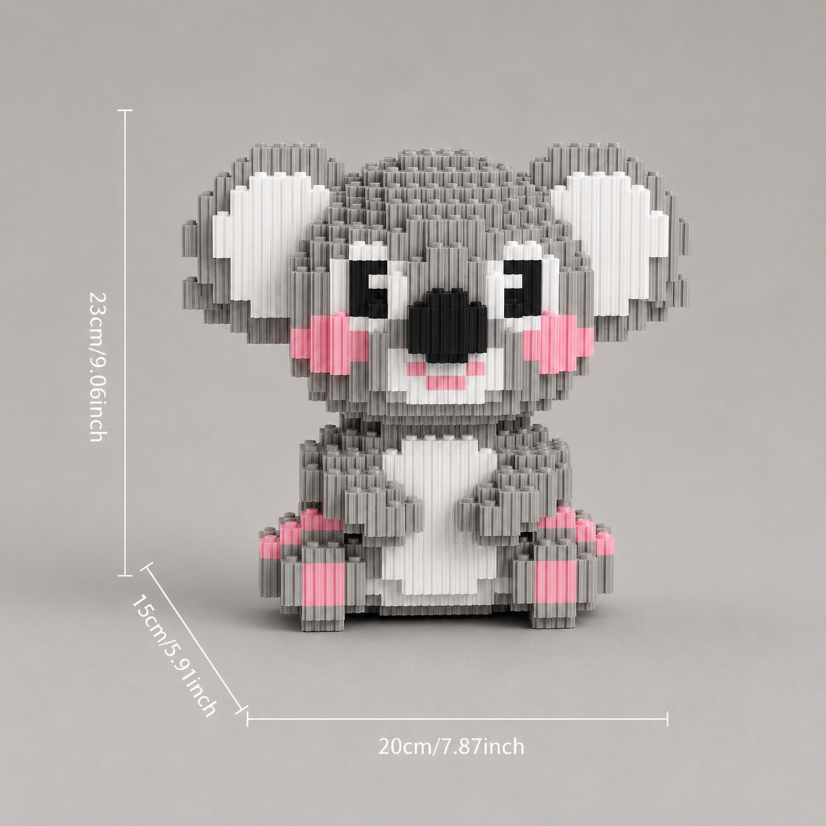 Grauer Koala | Bausteine