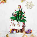 Weihnachtsbaum auf Häuschen | Bausteine