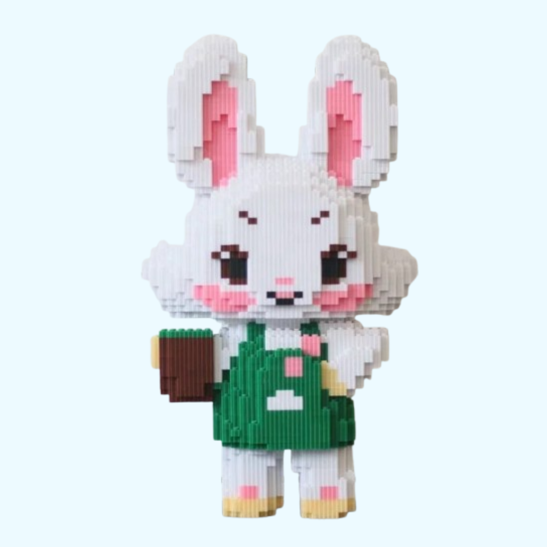 weißes Kaninchen  | Bausteine