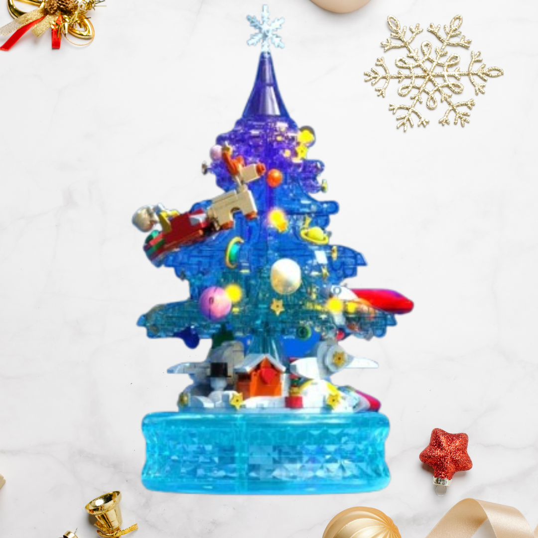 Fantasie-Weihnachtsbaum | Spieluhr  | Bausteine