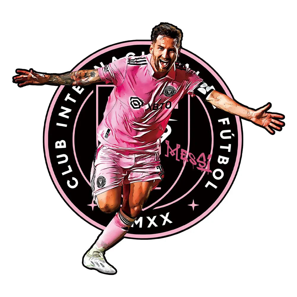Messi Inter Miami Heimtrikot | 2D Holzpuzzle