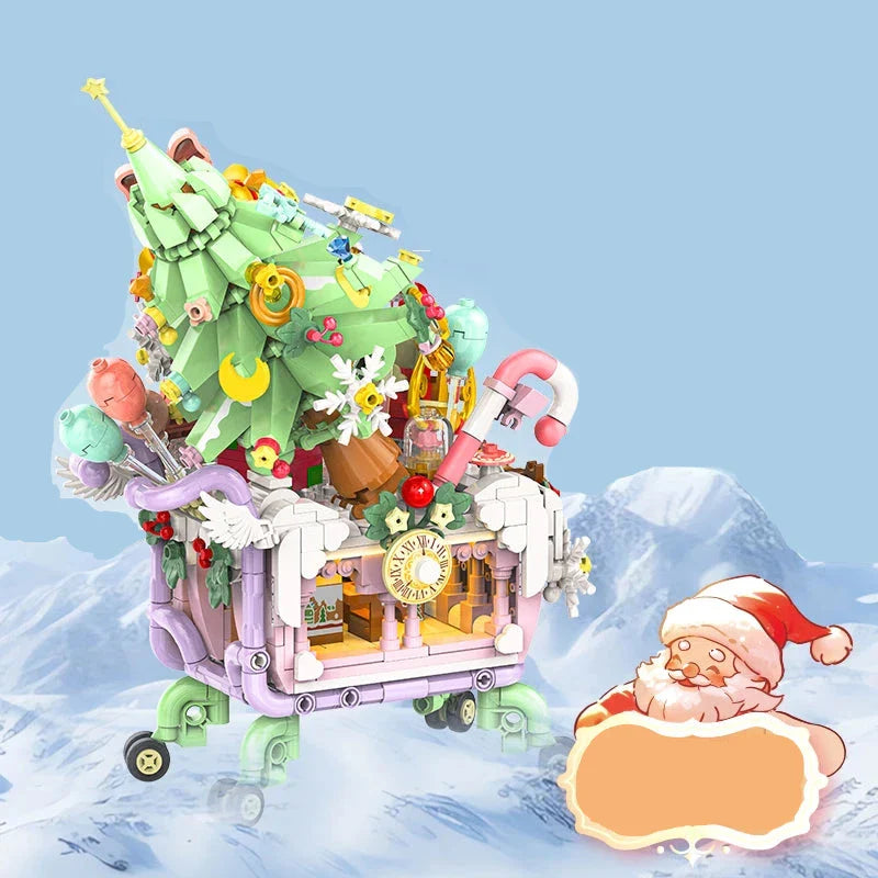 Weihnachts-Einkaufswagen  | Bausteine