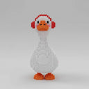 Gans mit Kopfhörer | Bausteine