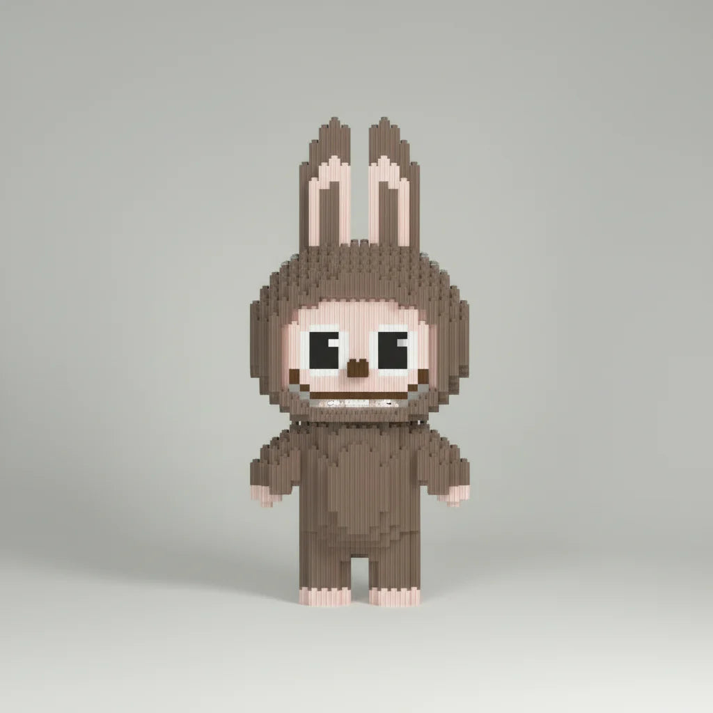 Brauner Labubu | Bausteine