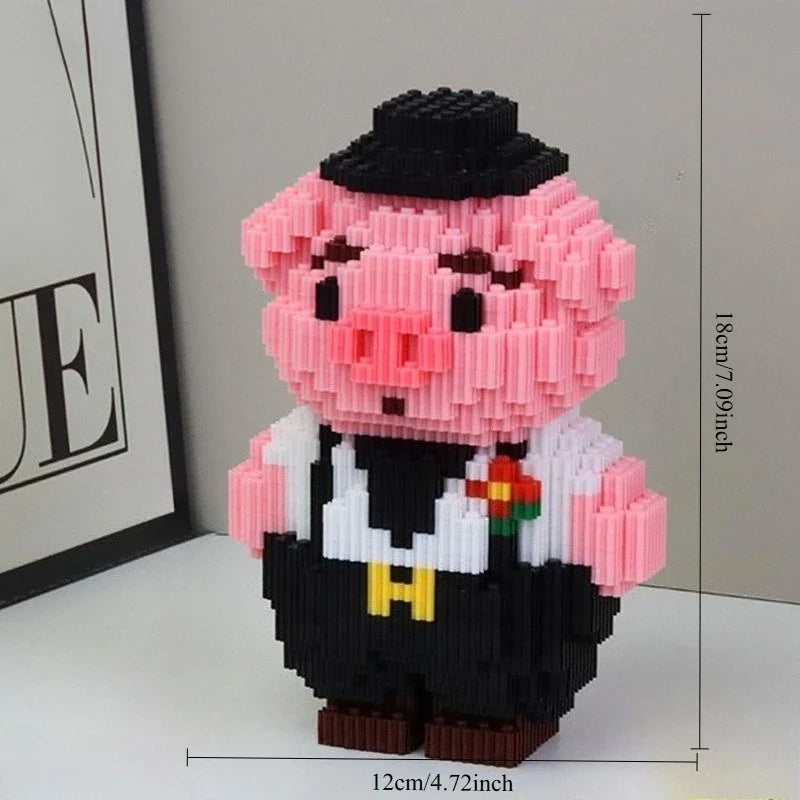 Verliebte Schweinchen | Bausteine