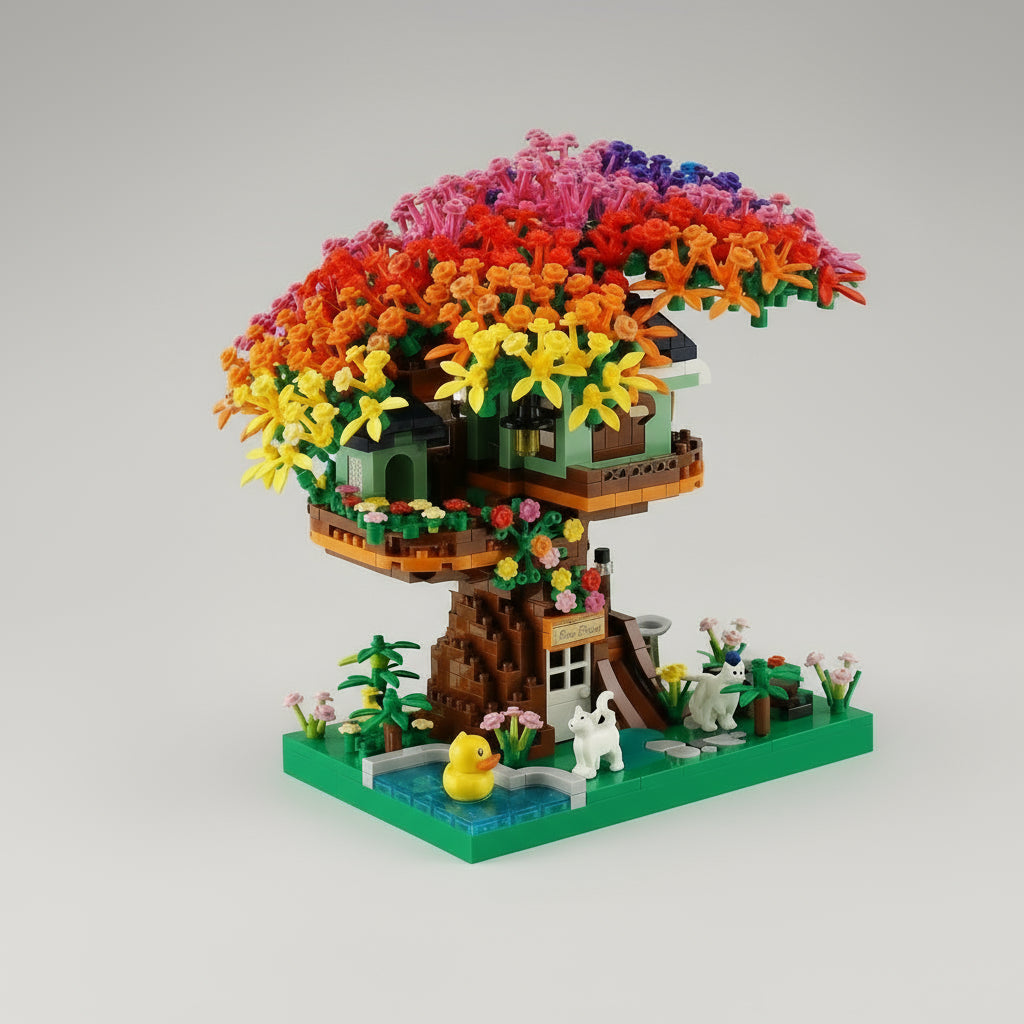 Regenbogen-Baumhaus  | Bausteine