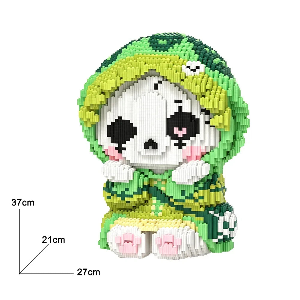 Halloween-Pandas | Bausteine