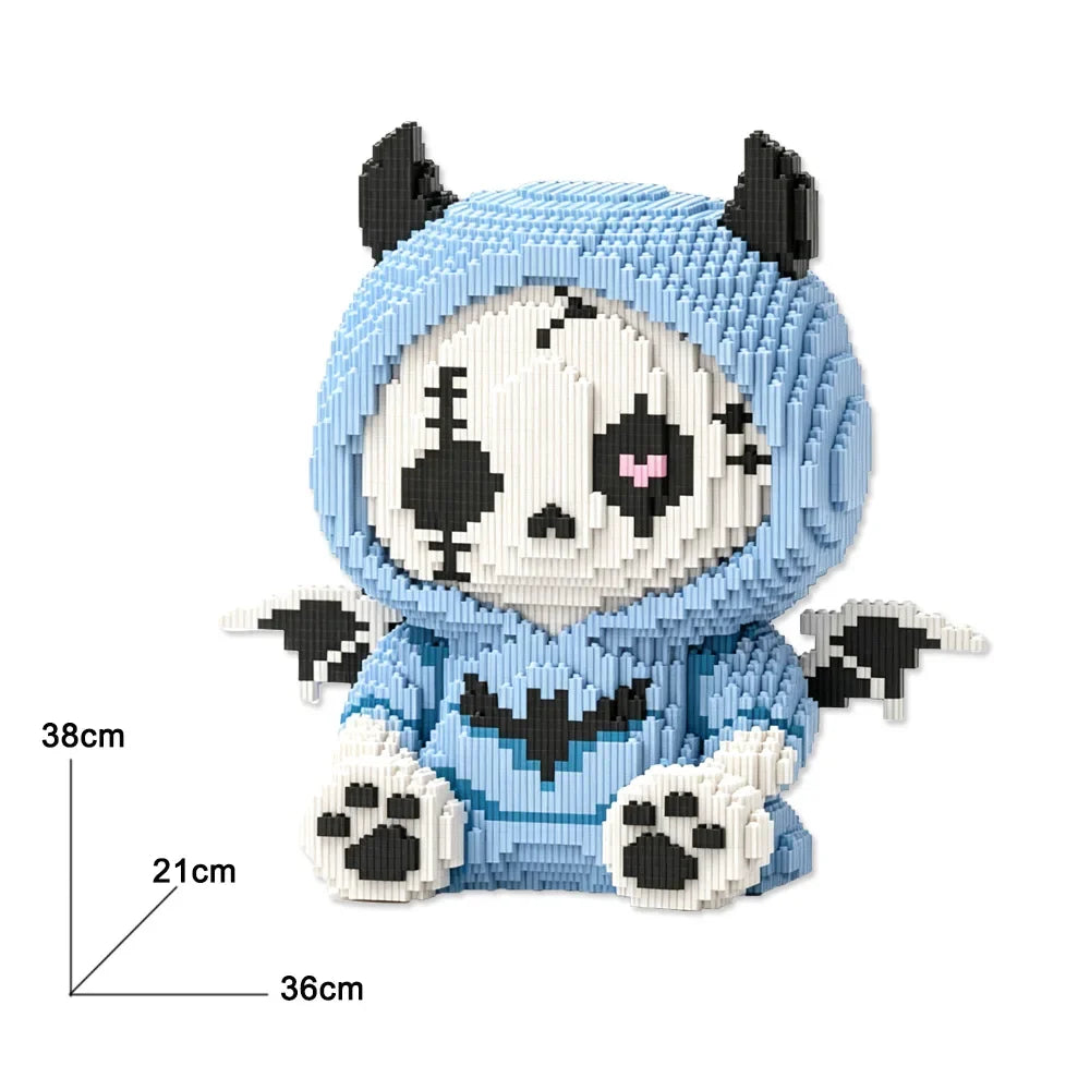 Halloween-Pandas | Bausteine