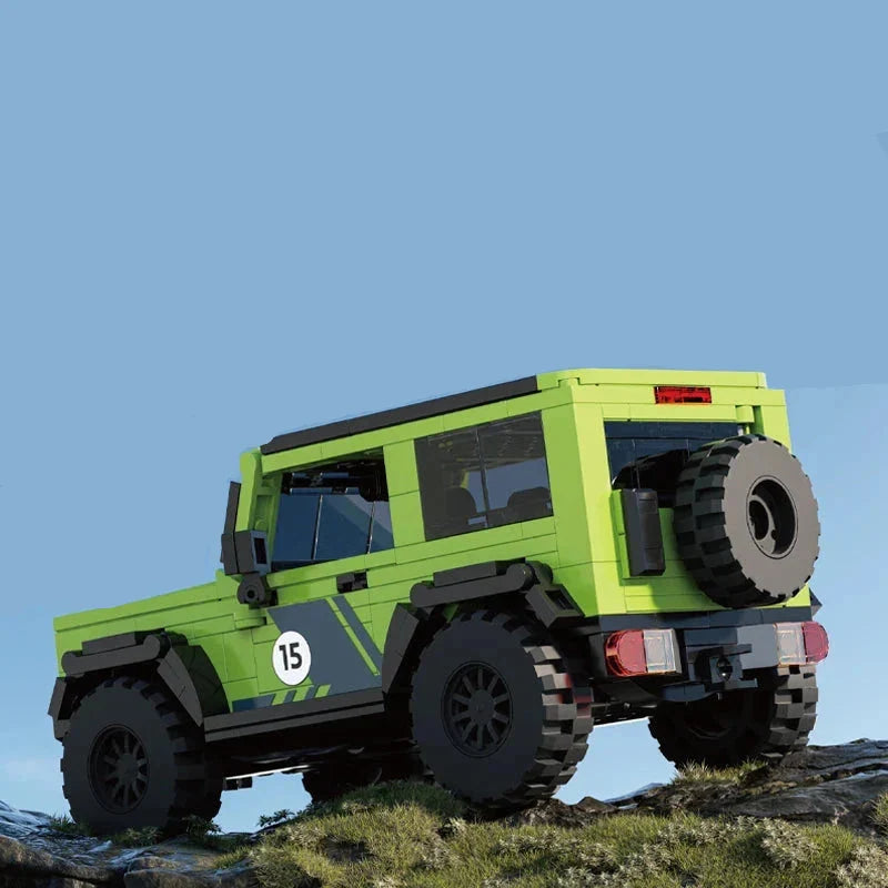 Grünes Rennauto