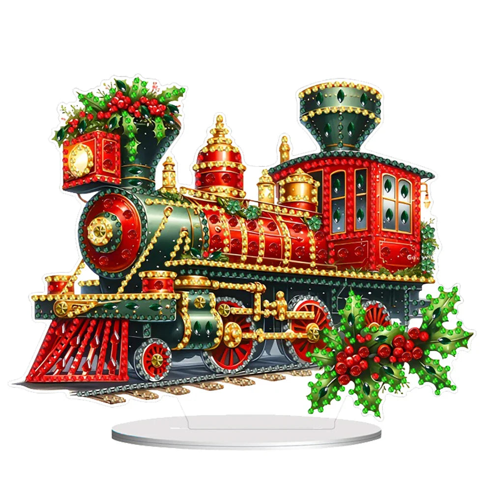 5D Weihnachtszug | Diamond Painting