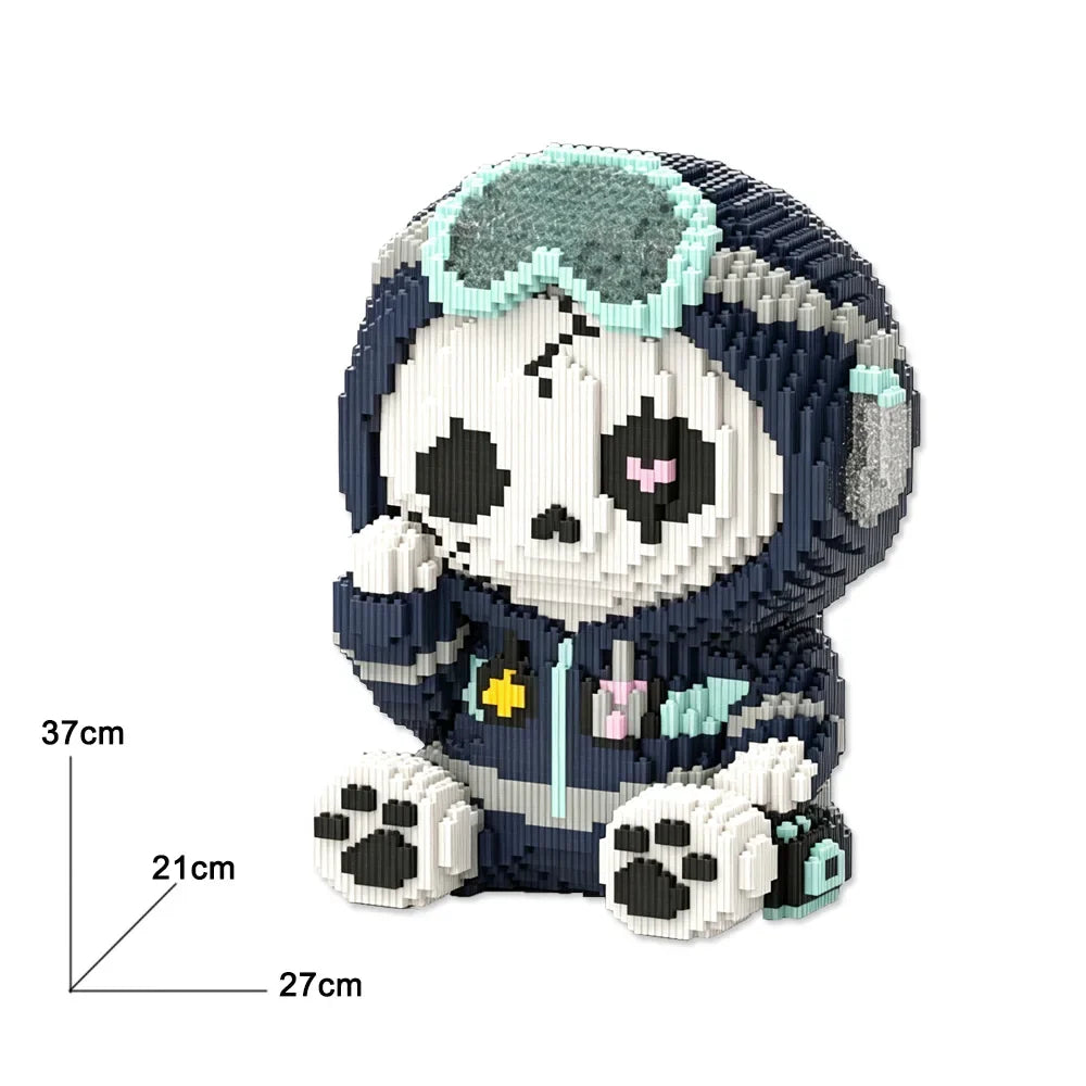 Halloween-Pandas | Bausteine