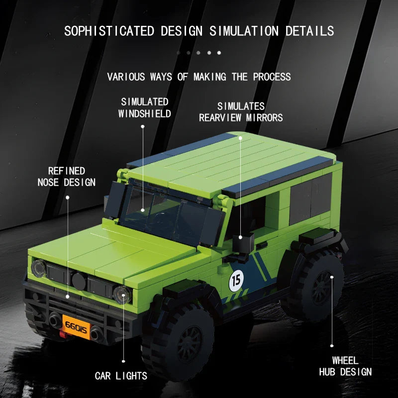 Grünes Rennauto