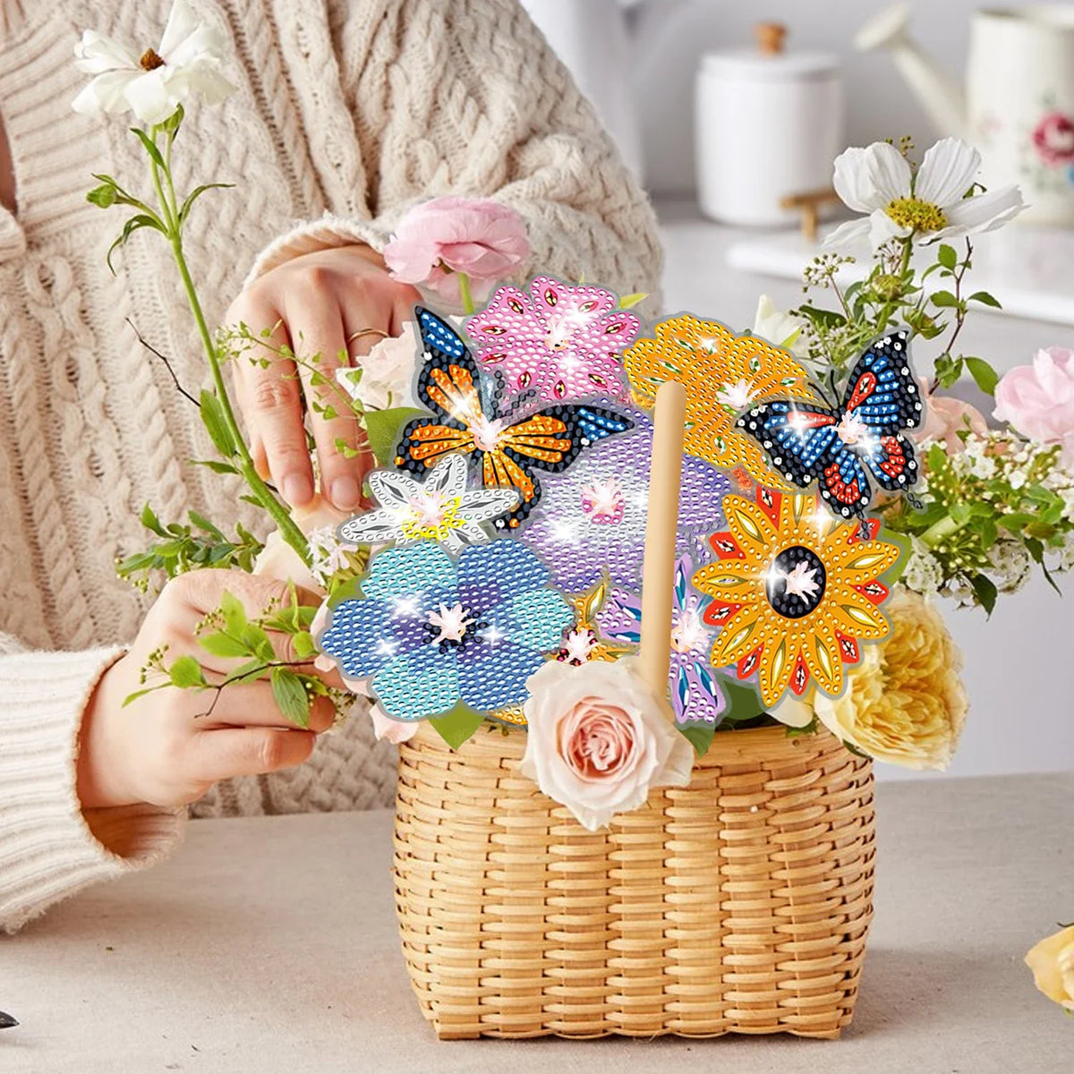 Prächtiger Blumenstrauß | Diamond Painting