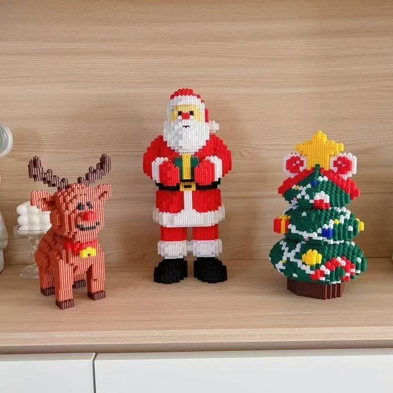 Weihnachtsbaum mit Dekoration | Bausteine