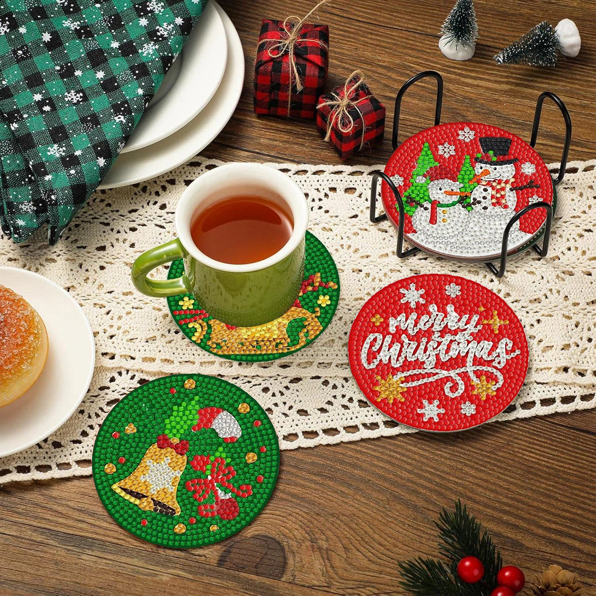 Untersetzer | Weihnachten | Diamond Painting