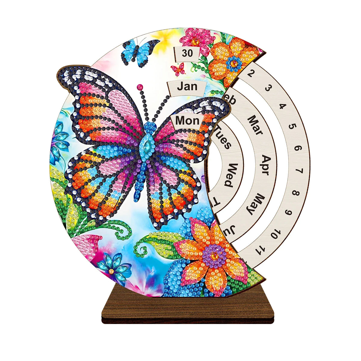 Bunter Schmetterling | Kalender | Diamond painting