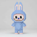 Blauer Labubu | Bausteine